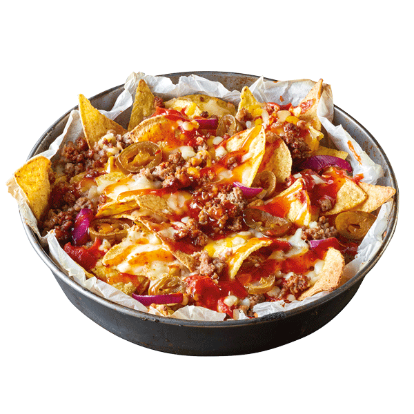 Loaded nachos & beef