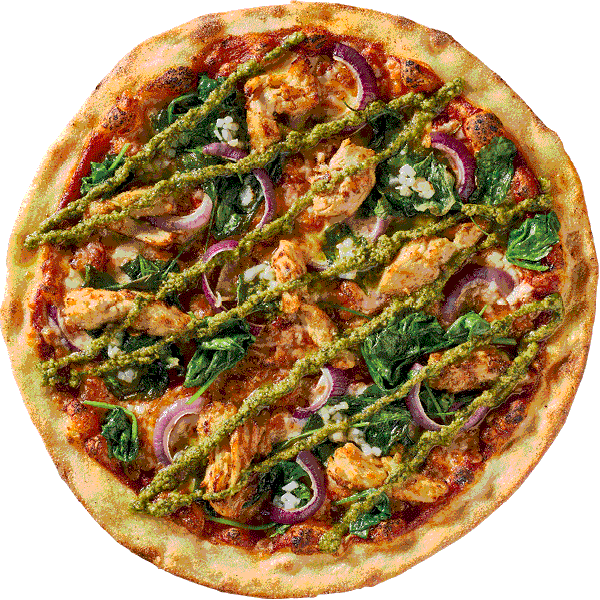 Pesto Chicken pizza