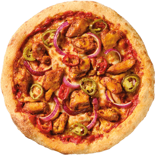Spicy Indian Veggie Pizza