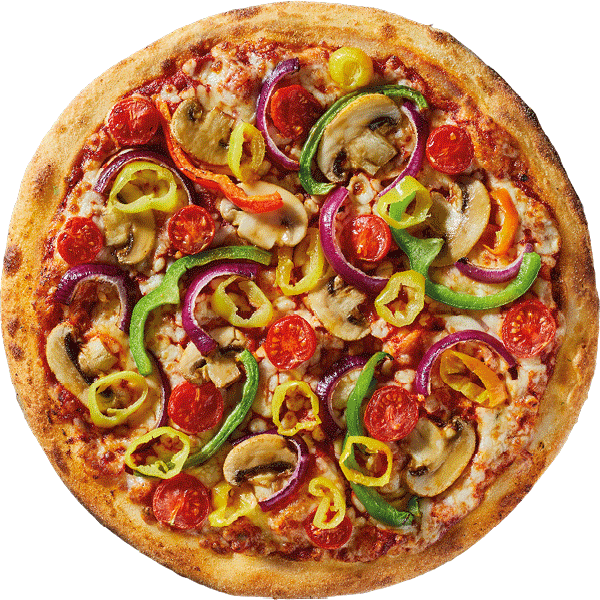 Veggie light pizza