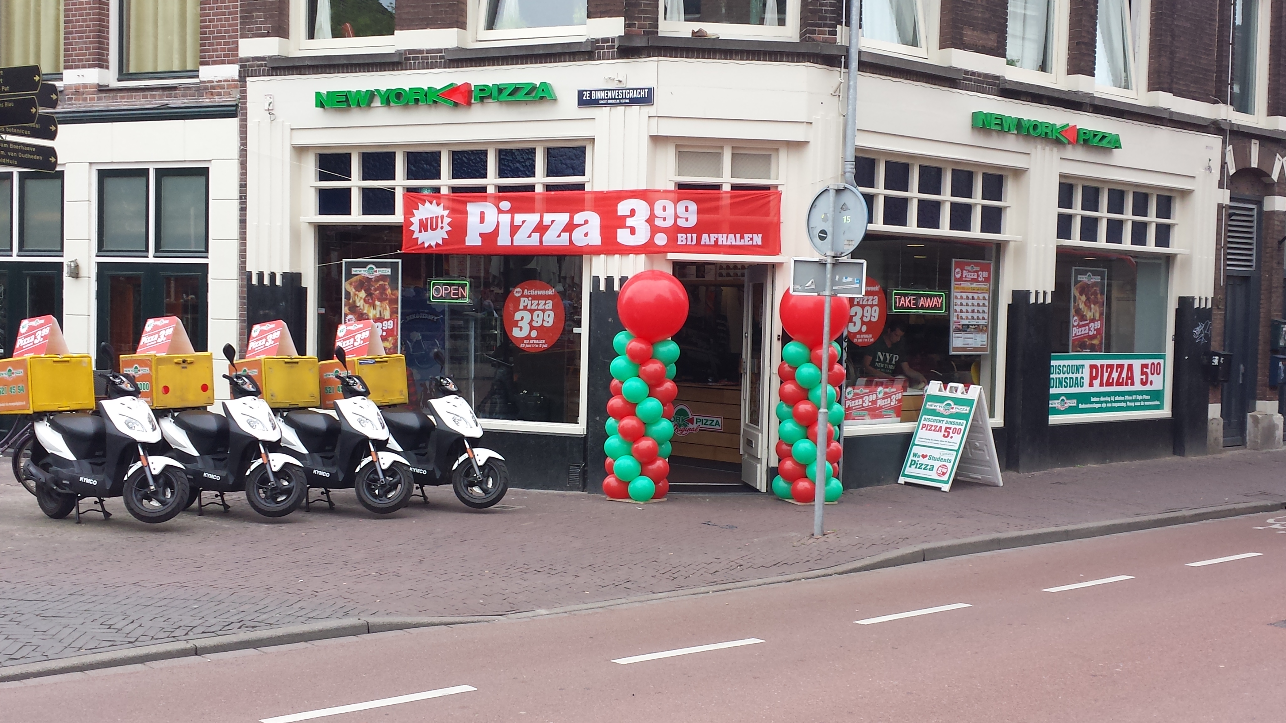 New York Pizza Leiden Steenstraat